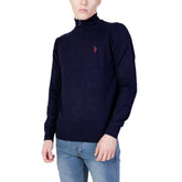 U.S. POLO ASSN. Blue Cotton Sweater -   -  U.S. POLO ASSN..